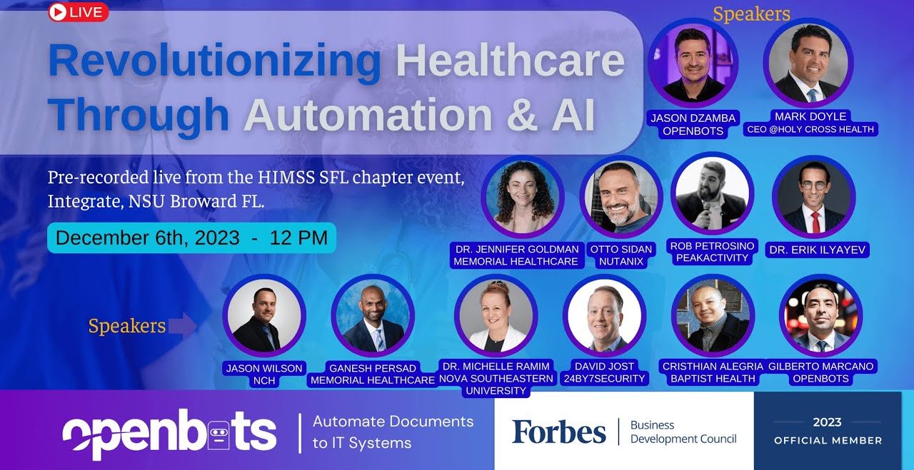 Revolutionizing Healthcare Through Automation & AI