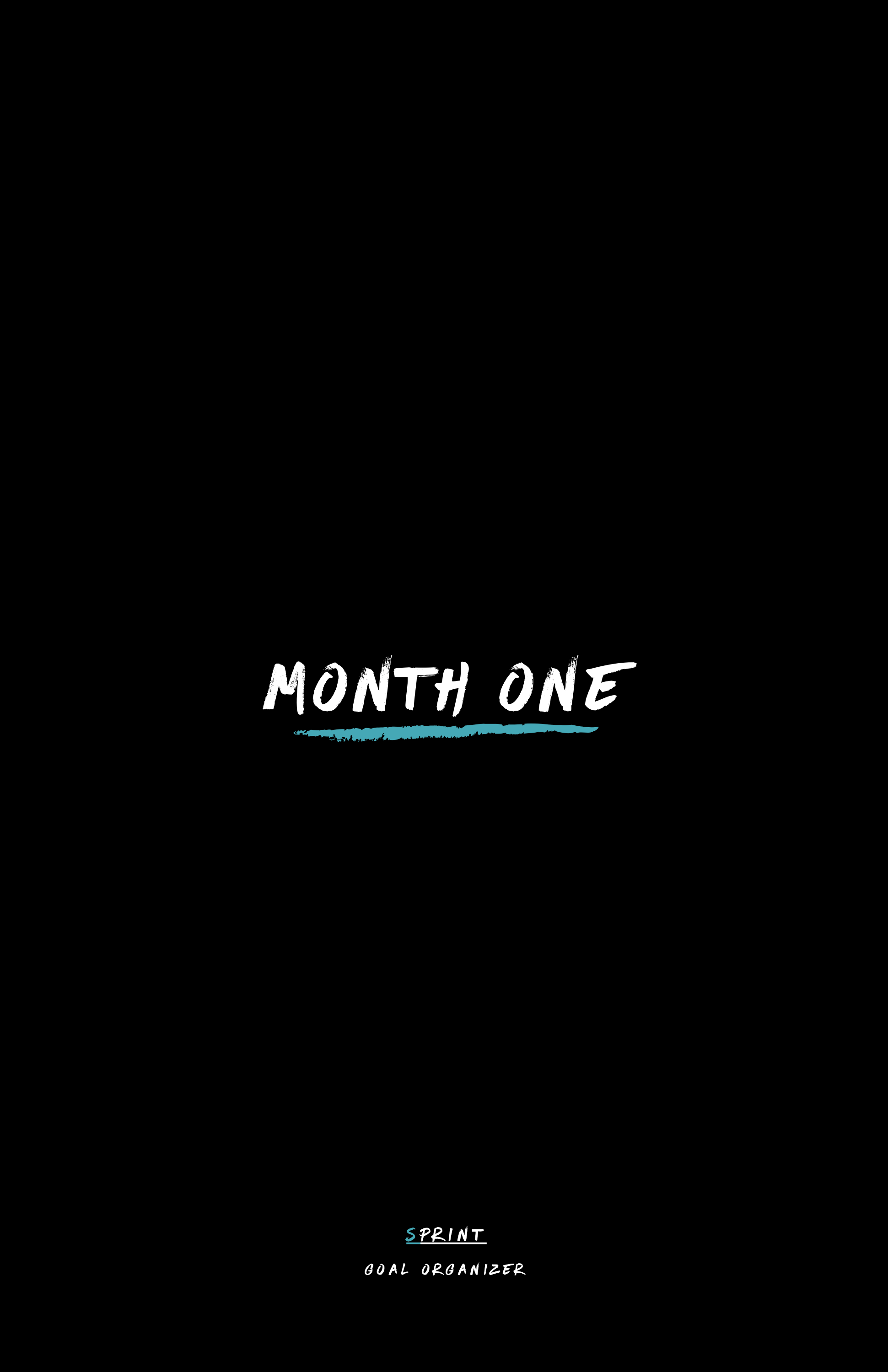 Month One Cover